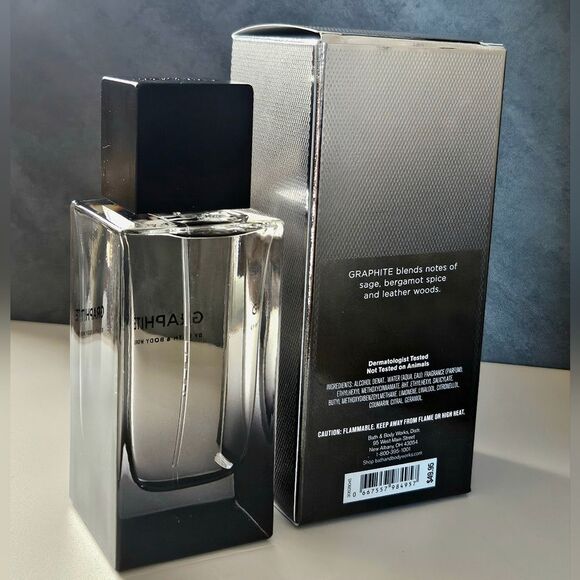 MEN'S COLLECTION GRAPHITE 3.4 Oz NEW By Bath & Body Works - Picture 7 of 7